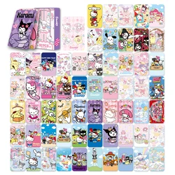 92Pcs/Set Sanrio Laser Lomo Card Hello Kitty Collection Card Anime Kuromi Cinnamoroll Double Sided HD Color Printed Photo Card