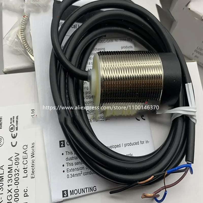 

2 шт. Новые высококачественные индуктивные датчики приближения GX-112MLA-P, GX-118MLA-P, GX-118MLA, GX-130MLA-P, GX-112MLA, GX-130MLA, GX-108MLA, GX-108MLA-P