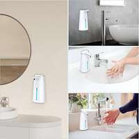 400ML Light Display 2 Levels Adjustable Induction Infrared Automatic Smart Sensor Soap Dispenser Hand Sanitizer Washing Machine