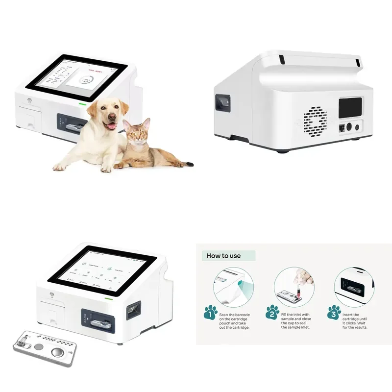 for LHWEGI 30V Portable Veterinary Blood Gas Analyzer Simple Operation Accurate POCT Vet Blood Gas Testing Device