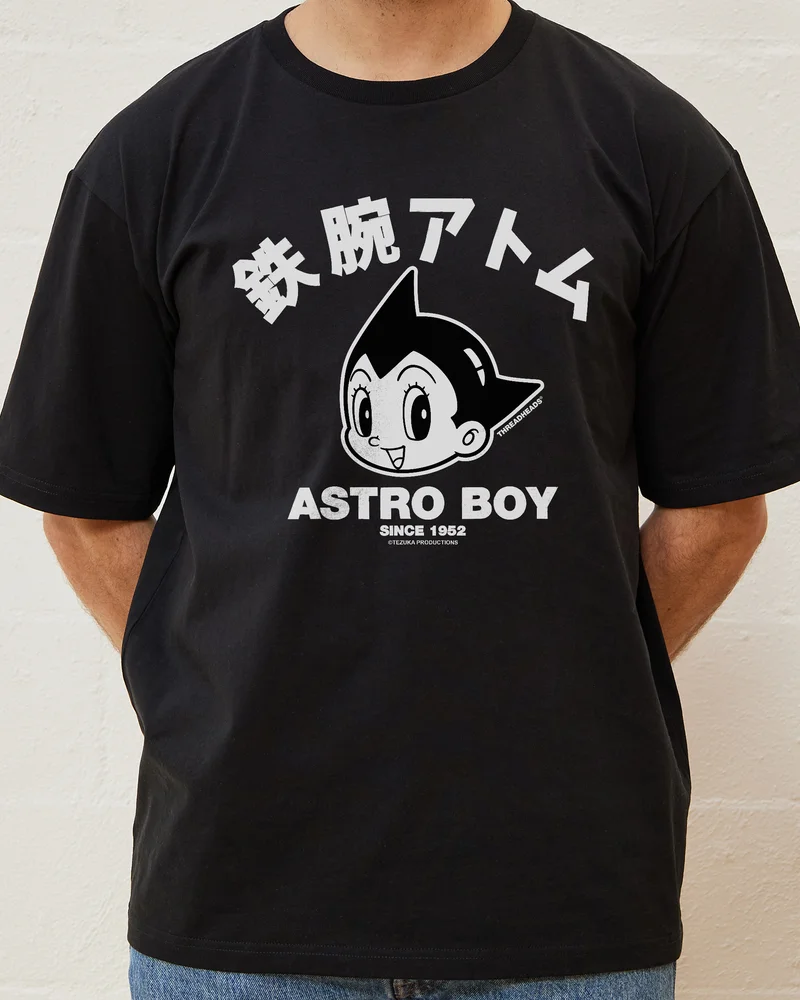 2026 Astro Boy Face T-Shirt Graphic Cotton Tee Printing High-end Luxury Unisex Style Both of Men and Women