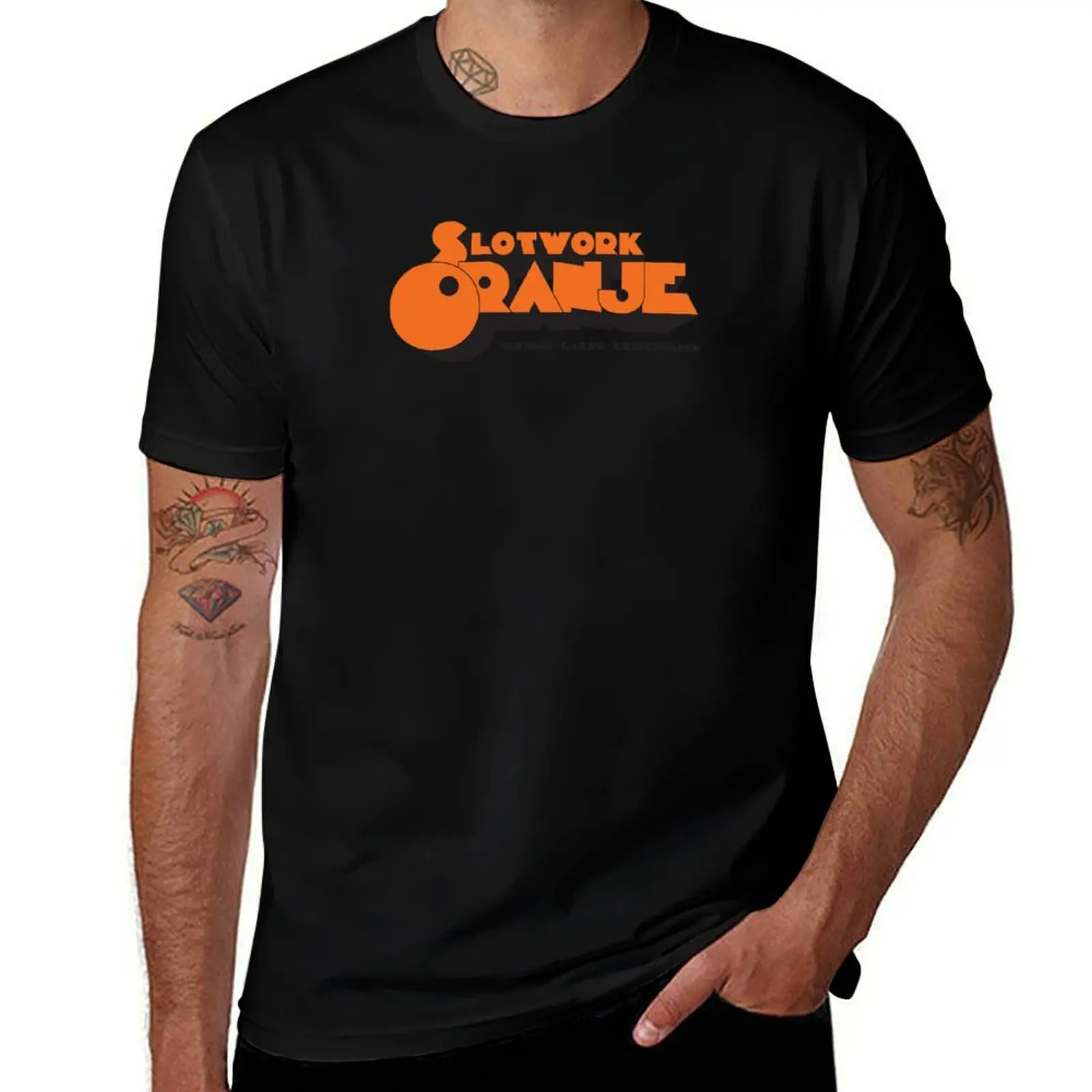 Slotwork Oranje – Tribute Design for LFC's Dutch Players & Manager T-Shirt Non-Shrink Basic Cotton T-Shirt