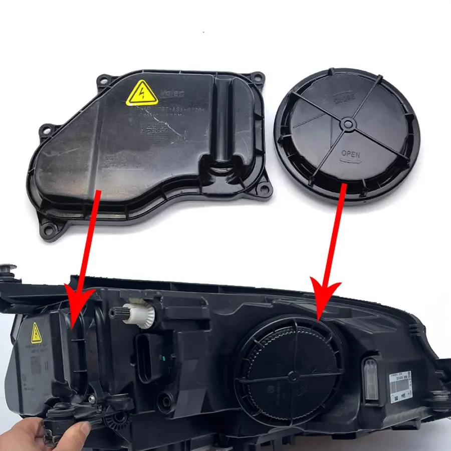 For Volkswagen VW Golf 7 2014 2015 2016 2017 Low High Beam Light Dust Cover Waterproof Dustproof Seal Headlight Cap