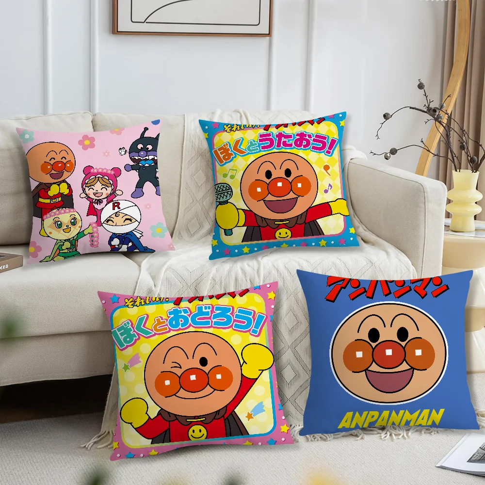 Cartoon ANPANMAN Cute Pillow Case Living Room Headboard Bedroom Office Cushion Cushion Sofa Nap Time