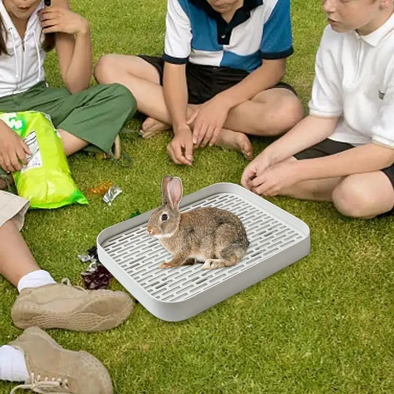 Bunny Litter Box Bunny Toilet Litter Box Potty Trainer Sturdy Bunny Box Litter Pan Pet Pan Toilet For Adult Guinea Pigs Rabbits