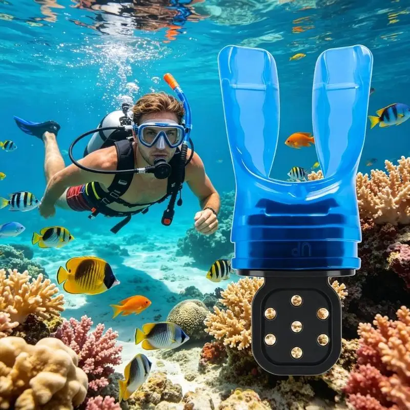Comfortable Customizable Snorkeling Snorkel Regulator Mouthpiece With Soft Silicone Materials For Long Durations Use JOME