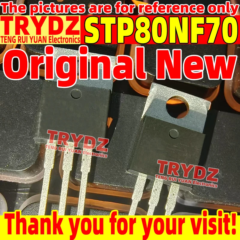 20-5pcs Original New STP80NF70 80NF70 80N70 TO-220 Inverter controller transistor