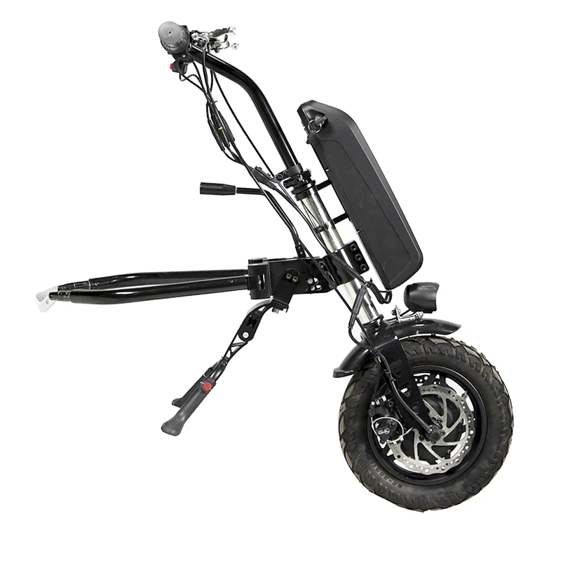 Boneng Supply Assist Attachable Handcycle, Rehabilitation Therapy Supplies 350w 500w Electric Wheelchair Hand Cycle Kit