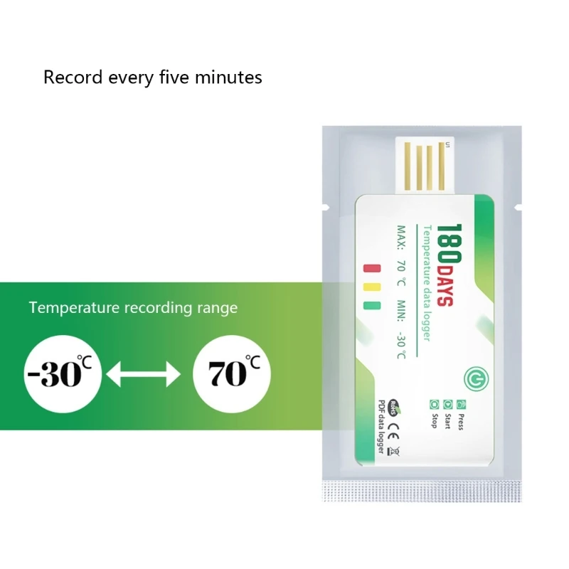 Registrador datos temperatura USB LED indica monitores temperatura USB para monitoreo Envío Directo