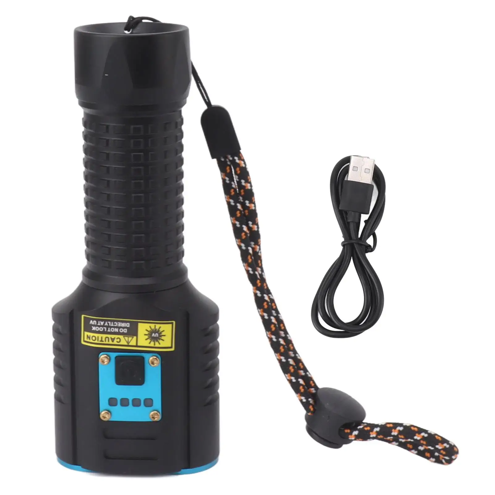 

UV Flashlight 365nm - Strong Stable Light with Black Filter for scorpion Detection & UV Property Inspection