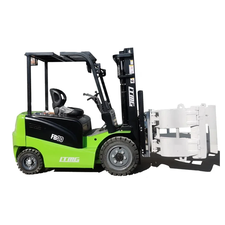 Great Performance Lithium Battery Forklift 3 Tonne 4 Tonne 5 Tonne Electric Forklift With Paper Roll Clamp