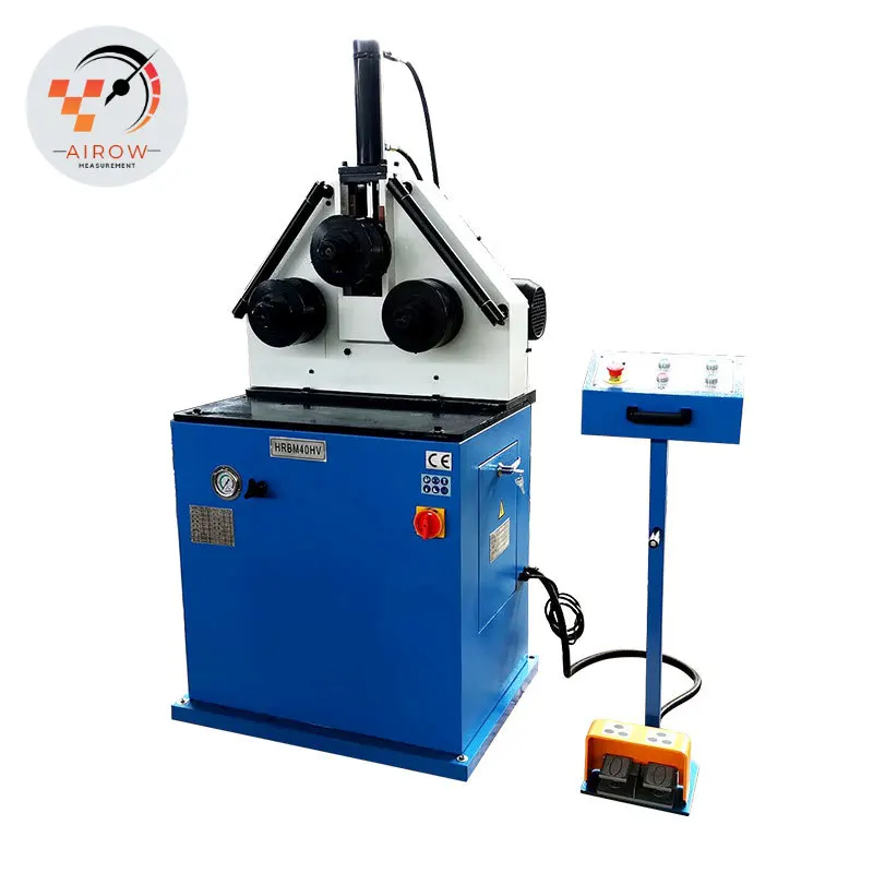 AIROW HIgh Precision Round Bending Machine HRBM40HV Hydraulic Round Sheet Metal Profile Bending Pipe and Tube Bending Machines