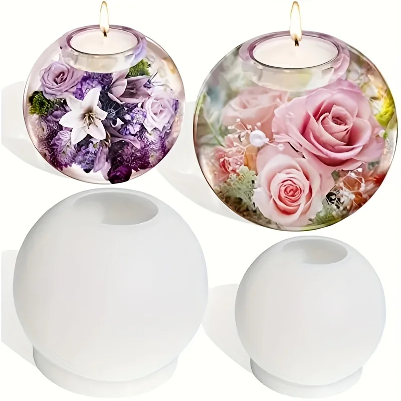 Three Sizes Of Spherical Resin Silicone Molds Are Available, Which Can Be Used for Resin Making, Candle Making Sets, Desktop Ornaments, And Are Suitable for Graduation Season Gifts And Holiday Souvenirs