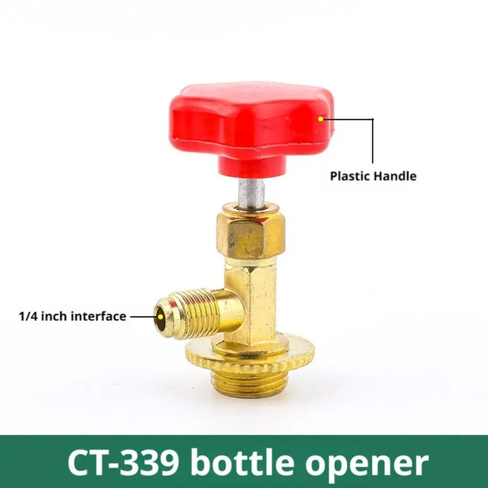 R22 R134a Refrigeration Charging Safety Valve Air Conditioning Refrigerant Safety Liquid Adapter Hand Tool Parts