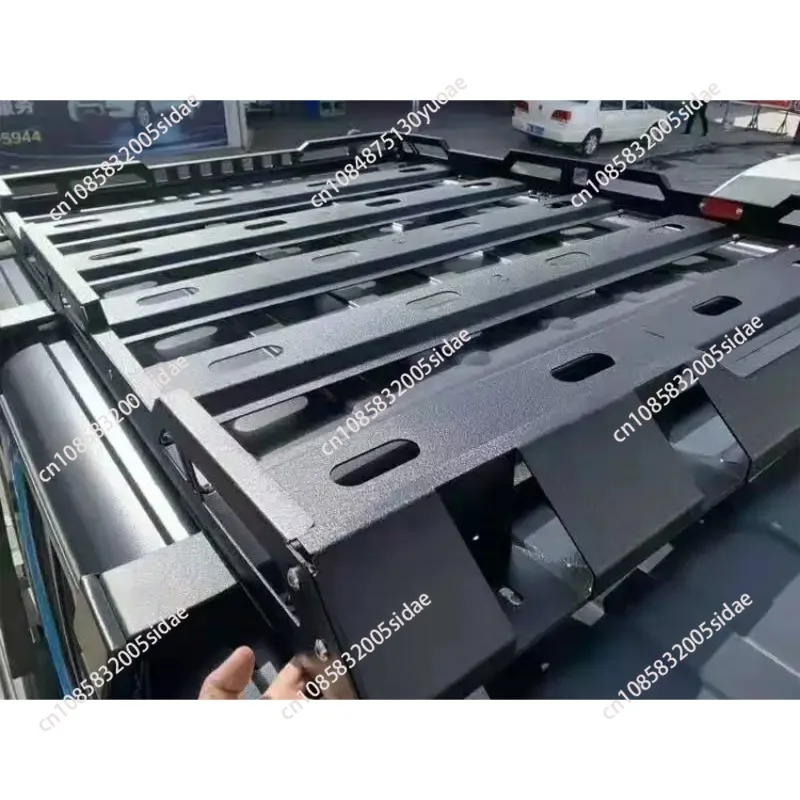 for Jeep Wrangler JK JL 2/4 Door Roof Rack w/ LED Light Ladder Luggage Rack Mount Kit Cargo Basket