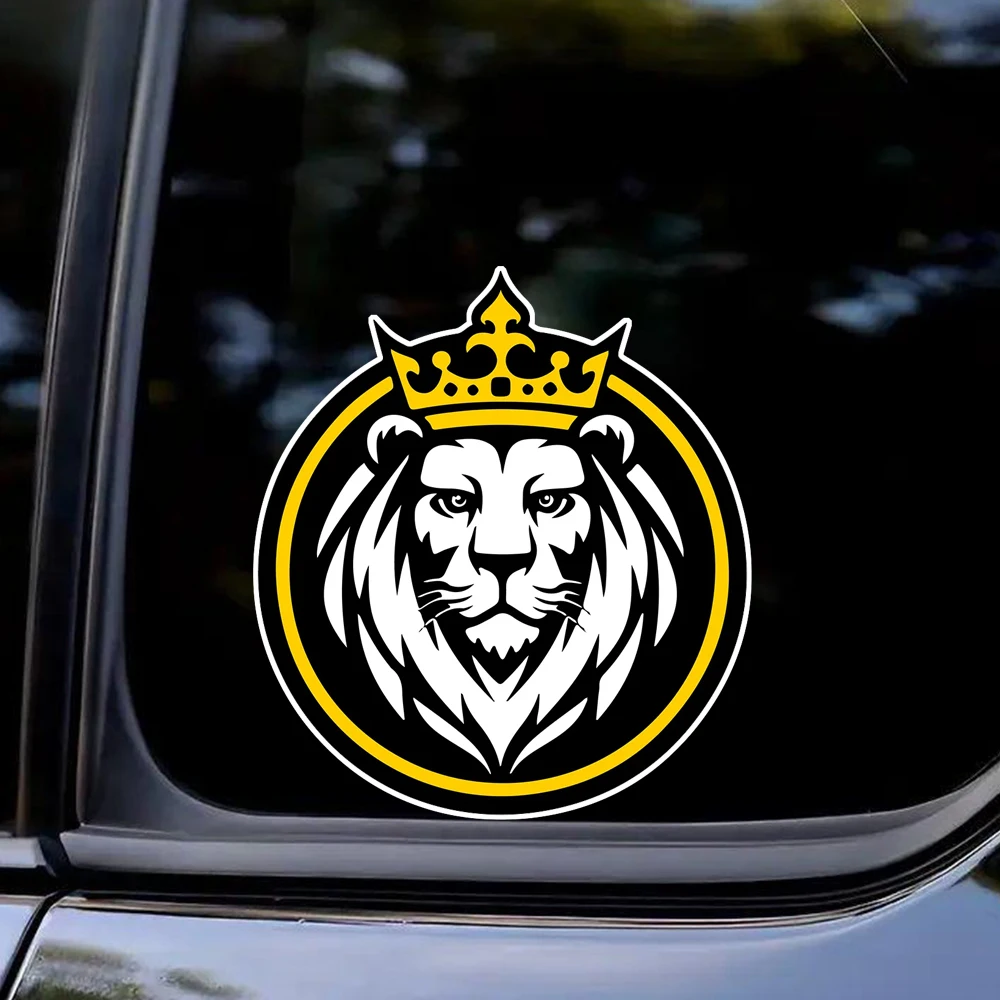 Король лев Decal Sticker - Self-Adhesive Car Window, Wall & Laptop Decoration - Durable Automotive Exterior Accessories