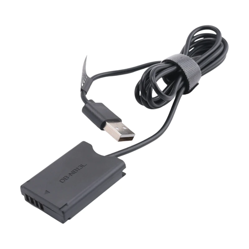 

Best Pick NB-13L Dummy Battery With USB-A Power Adapter DC Coupler For Canon G7X2 G7X3 G5X2 G9X2 G1X3 G5X G9X SX620 SX720 SX730