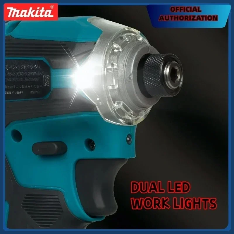 Makita Original DTD171 18v Impact Driver Cordless Brushless Electric Screwdriver Rechargable Drill Driver Makita Power Tool