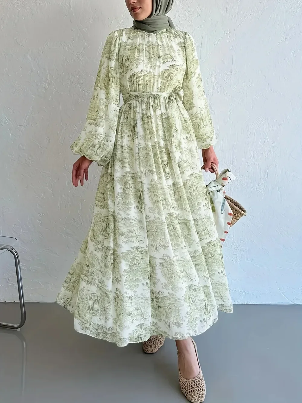 두바이 프린트 드레스 여성 아바야 이드 무슬림 파티 잘라비야 모로코 카프탄 2026 라마단 롱 드레스 베스티도스 라르고스 아랍 롱 로브