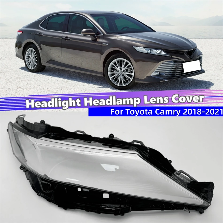 

Для Toyota Camry 2018 2019 2020 2021, запасные части для салона автомобиля, пылезащитный чехол для фар, стеклянная фара