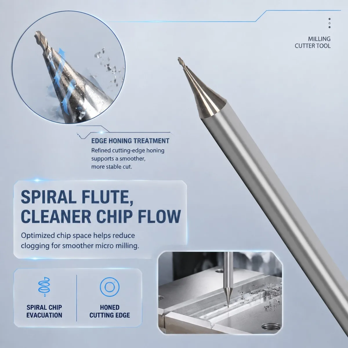 HRC60 2 Flute Solid Carbide Micro Endmill Cutter CNC Mini Router Bits for Steel Aluminum Face Side Milling Slot Cutting Tooling