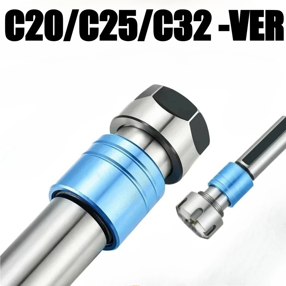 

C20 C25 C32 VER VER16 VER20 VER25 VER32 Держатель инструмента с прямым хвостовиком Выдвижной плавающий держатель инструмента для нарезания резьбы