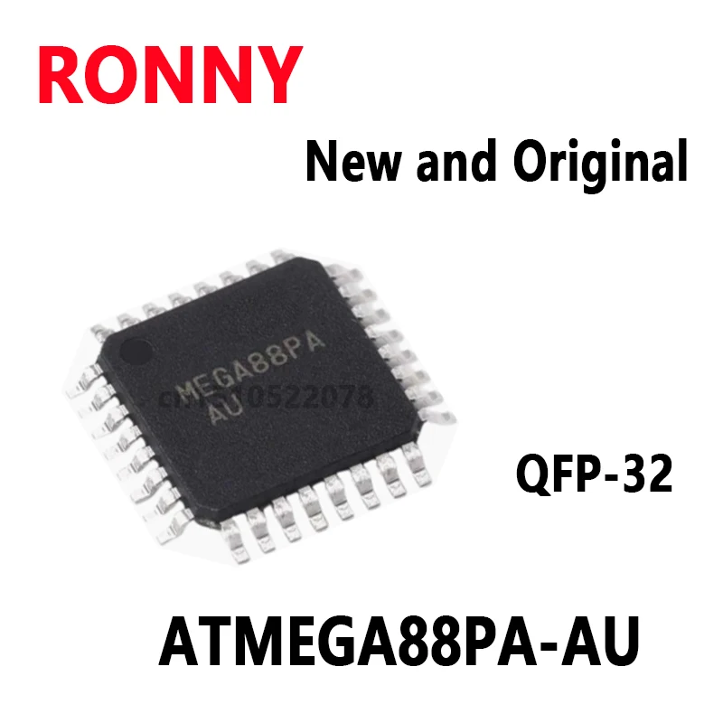 10 PCS Novo e Original ATMEGA88PA ATMEGA88 ATMEGA88PA-AU QFP-32