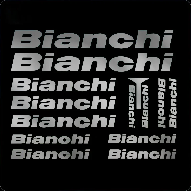 Pegatina para bicicleta estilo Bianchi, calcomanía de vinilo impermeable para cuadro de bicicleta, varios colores disponibles