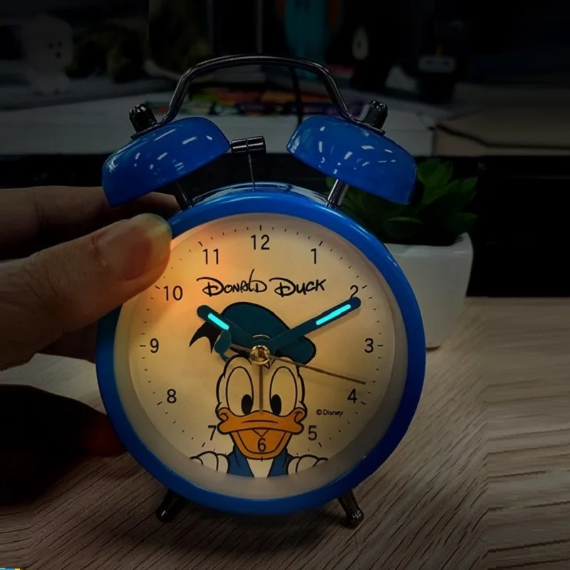 Réveil à quartz Disney pour enfants, canard, Donald, Stitch, ourson, Winnie, Lotso, dessin animé, étudiant, garçon, fille, enfant, bip de grève, mignon