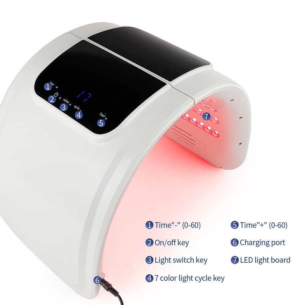 Foreverlily LED Photon Facial Beauty Machine Skin Rejuvenation Lifting Face & Body Skin Care Spa Massager