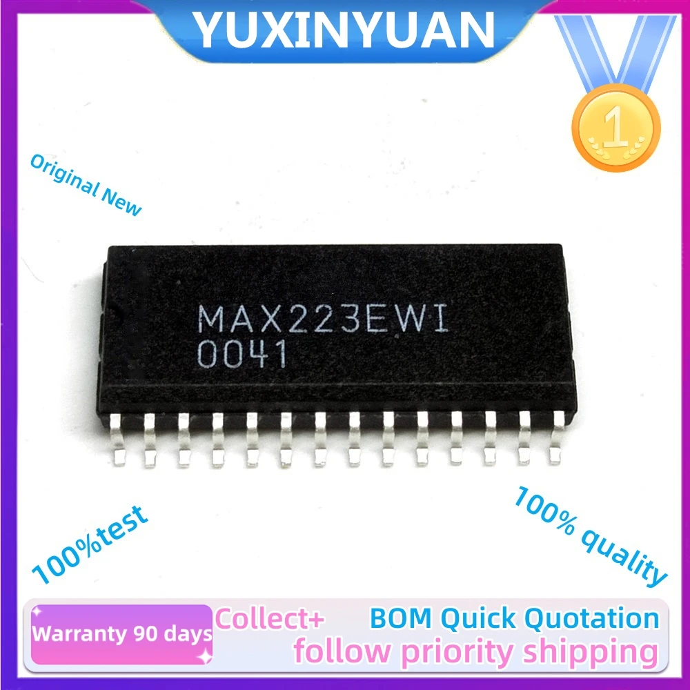 1PCs  New original  MAX223EWI  SOIC  MAX223E MAX223  SOP28  YUXINYUAN  IC In stock ,100%test