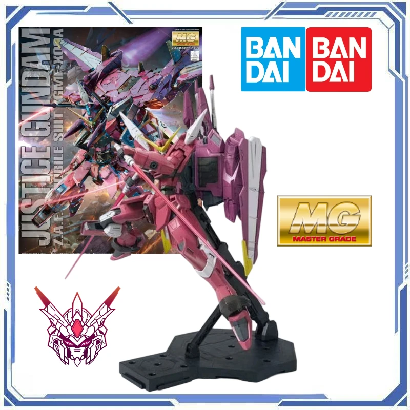 

Spot Bandai, оригинальная модель MG 1/100 Justice Gundam, меха, рождественский подарок, детские подарки, сборная модель, коллекционные украшения