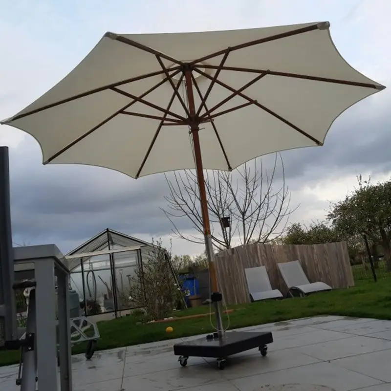 2/2.7/3M Outdoor Umbrella Garden Cover Parasol Replacement Umbrella Surface Rainproof Sunshade Canopy Garden Sun Shelter