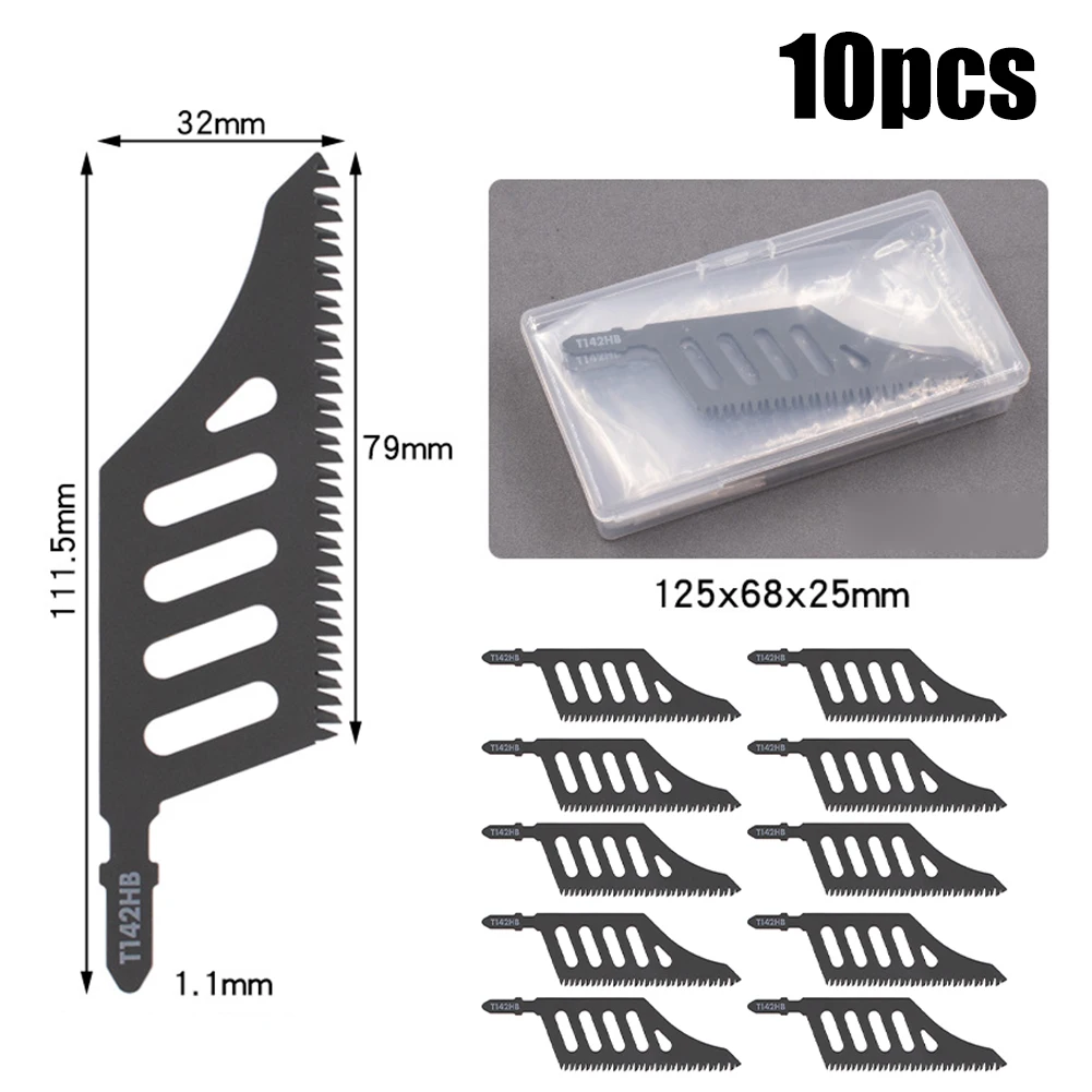 

10Pcs T142HB Special-shaped Curved Saw Blade For Fine Cutting Of Sawwood Electric Tool Accessories Curved Saw Blade For Grinding