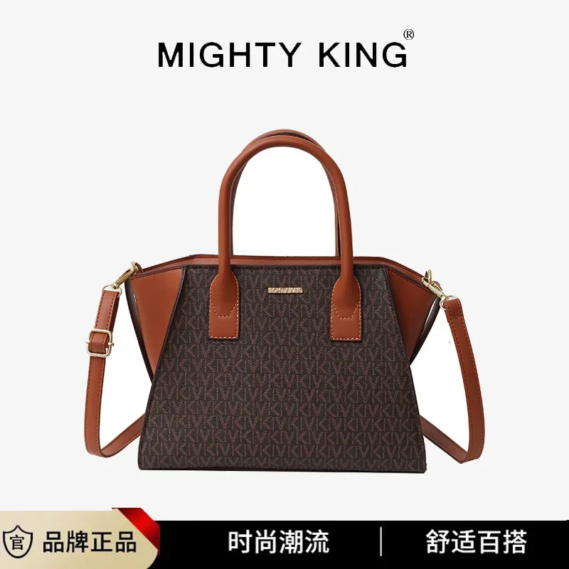 

2025 New Genuine Leather Minimalist Tote - Color-Blocked Handheld/Shoulder Bag | Premium Multi-Compartment Ladies Design
