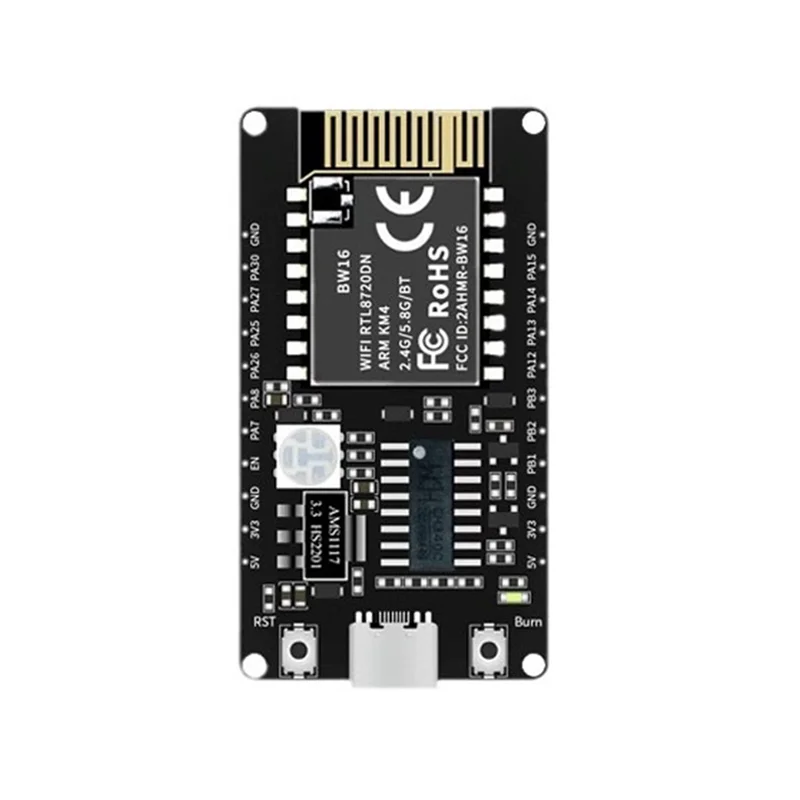 【B74A】BW16-Kit Development Board RTL8720DN Dual-Band Wi-Fi Low-Power Bluetooth BLE Module Type-C Interface