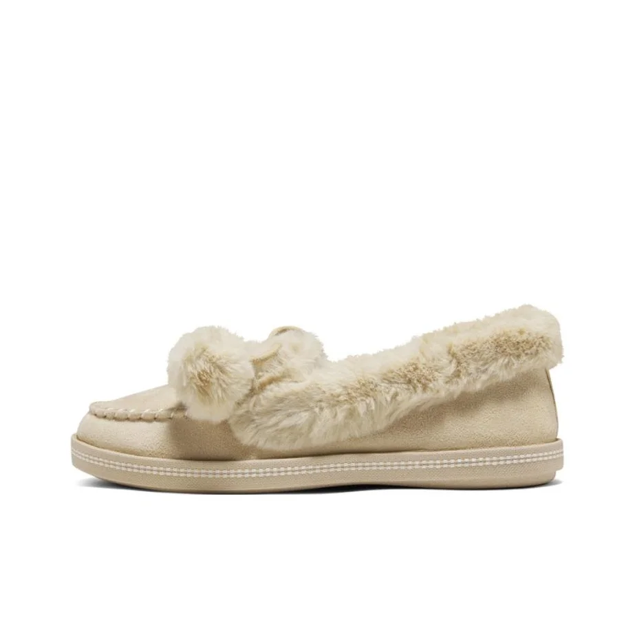 Skechers Fleece Lined Comfortable Low top Casual Shoes Women's Natural 169000-NAT