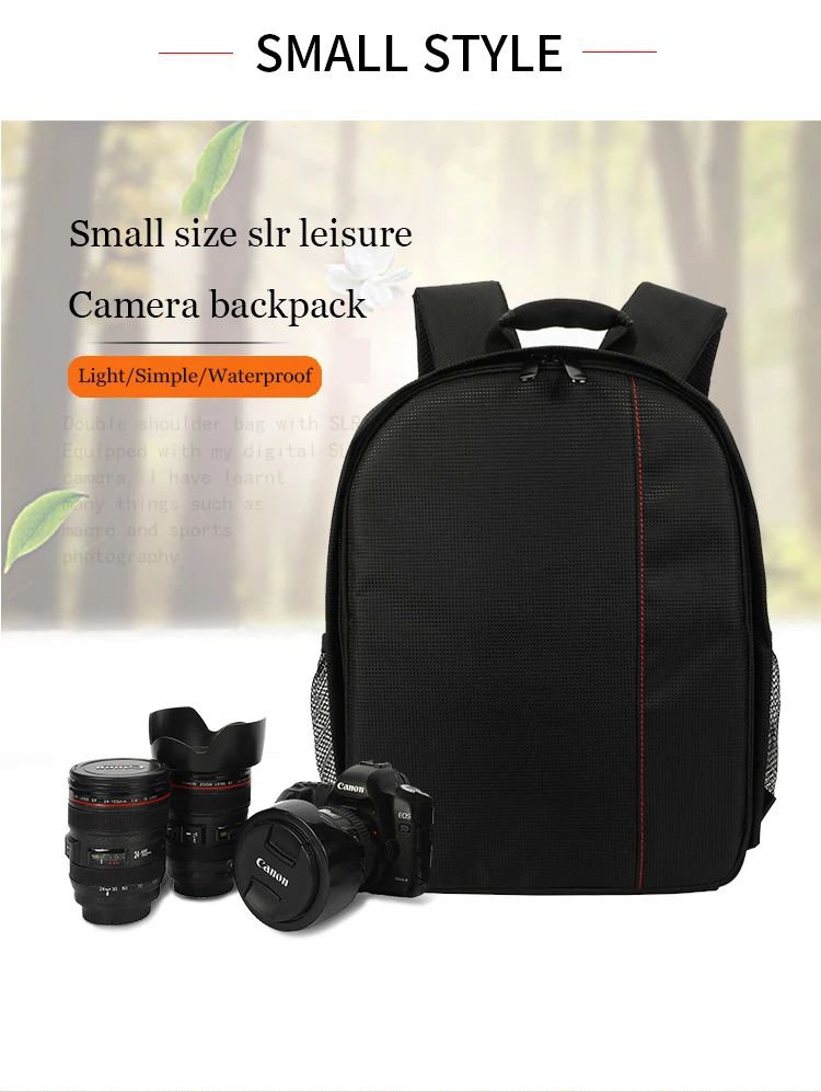 Digitalkamera-Rucksack, Outdoor-Kameratasche mit großem Fassungsvermögen, Laptop-Rucksack, multifunktionaler praktischer Rucksack – Detail 19