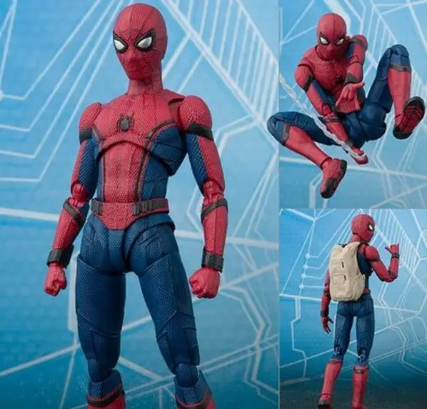 15 cm Spider Man Inicio que viene BJD Spiderman Superhéroe Figura Modelo Juguetes para Niños