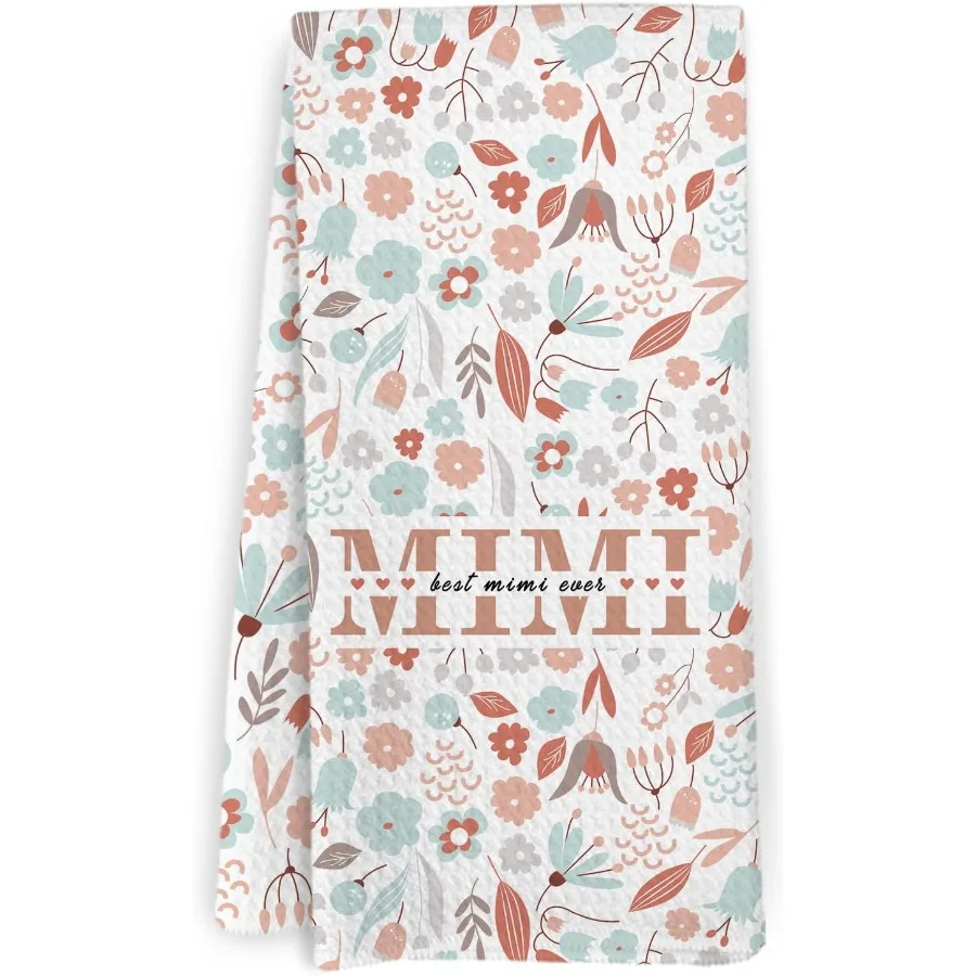 

Mimi Gts Kitchen Towels Christmas Mothers Day Birthday Gts for Grandma Mimi Hand Tea Towels for Bathroom Kitchen Decor 16x24 Ih