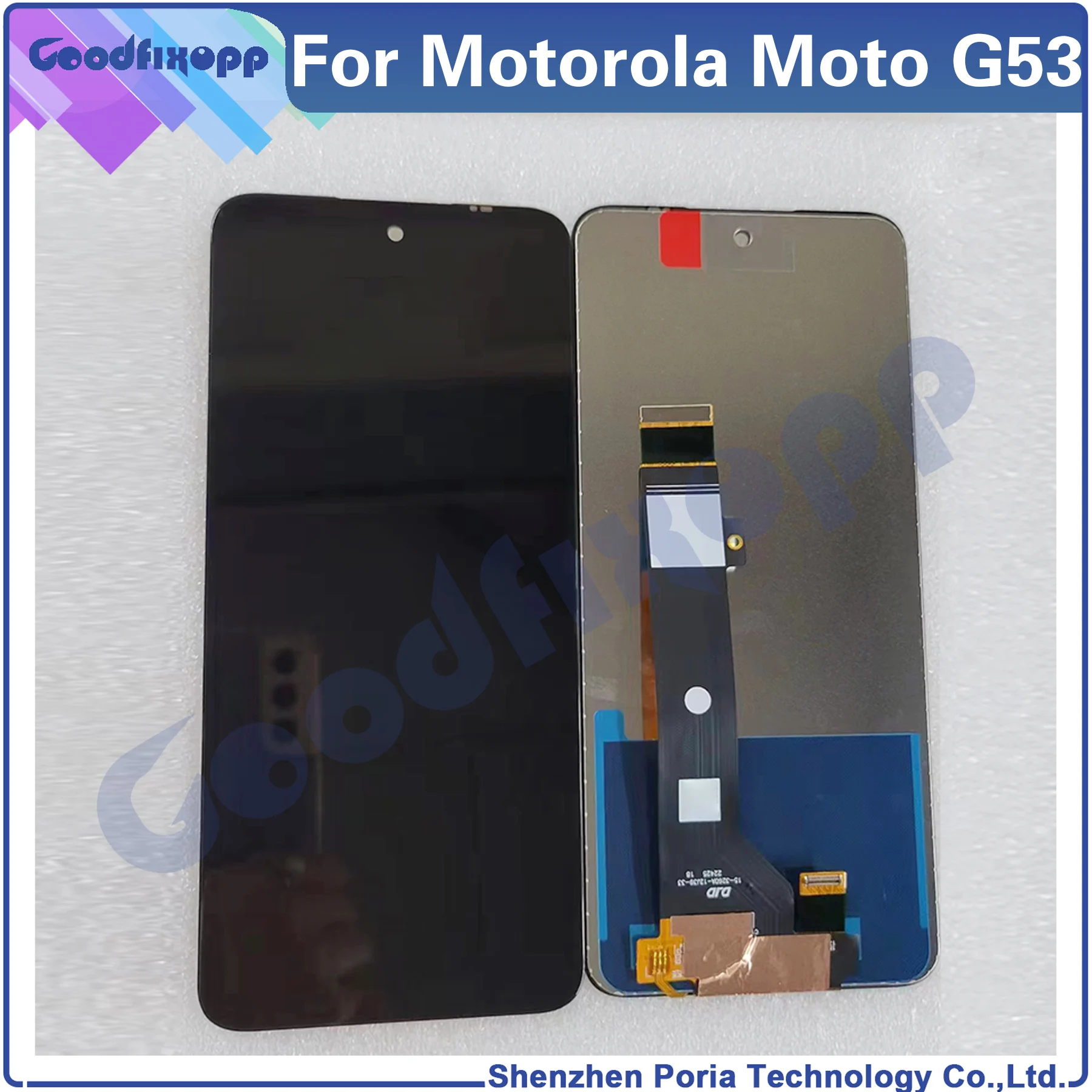 

For Motorola Moto G53 XT2335 XT2335-2 LCD Display Touch Screen Digitizer Assembly Repair Parts Replacement