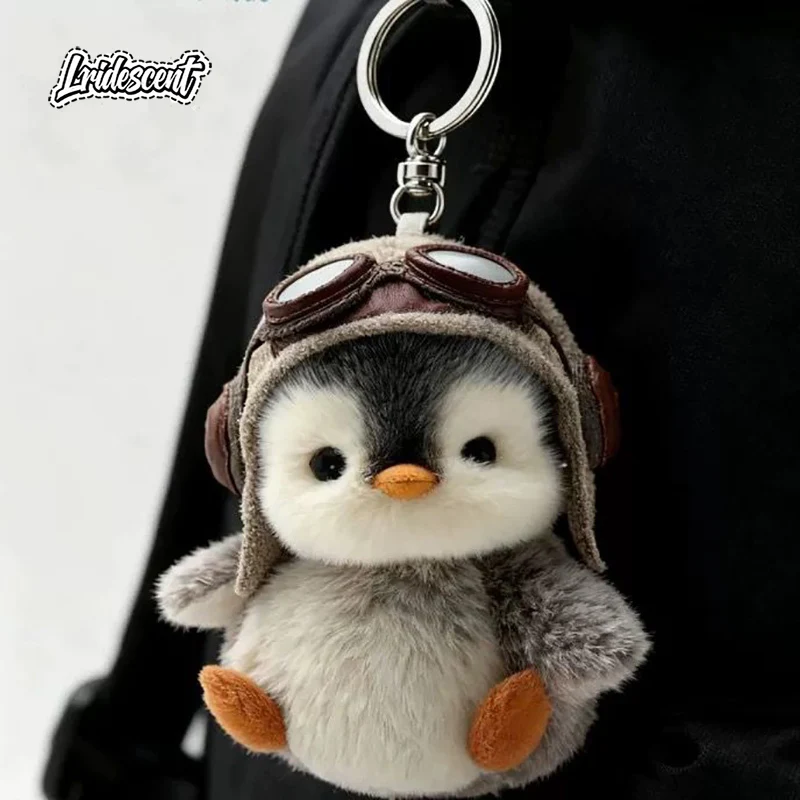 

Плюшевая супер милая девушка сердце пилот пингвин сумка украшение милая кукла брелок