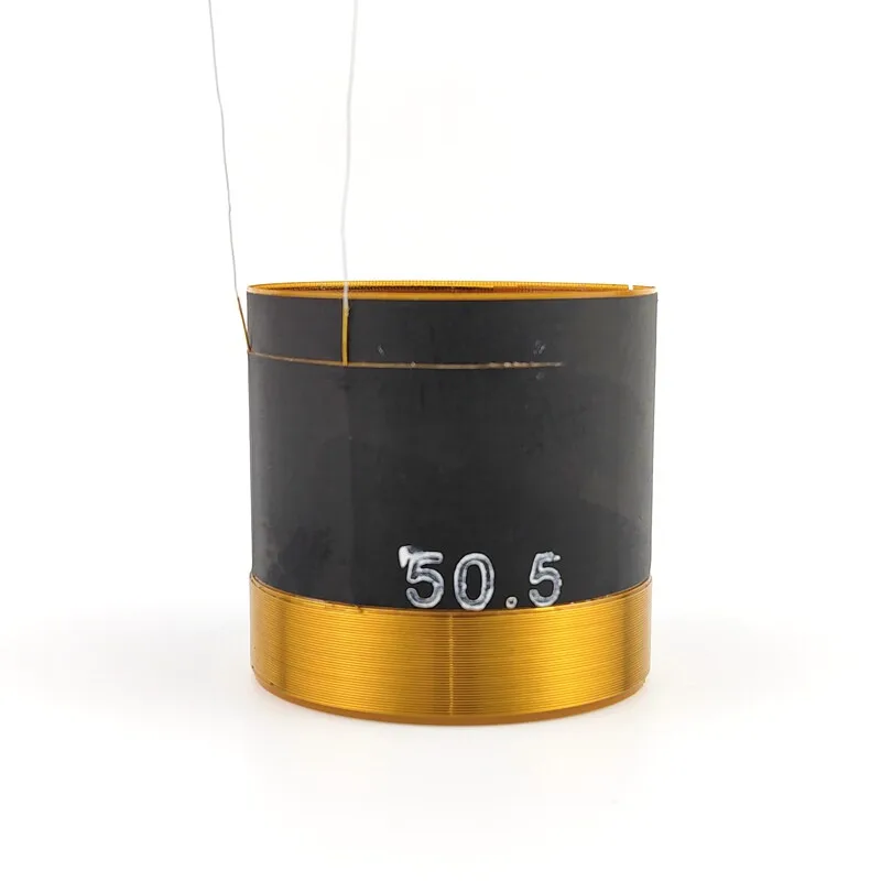 50.5mm waveguide aluminum round wire low-frequency high-power speaker 50.5-core voice coil 50mm high 8 ohms