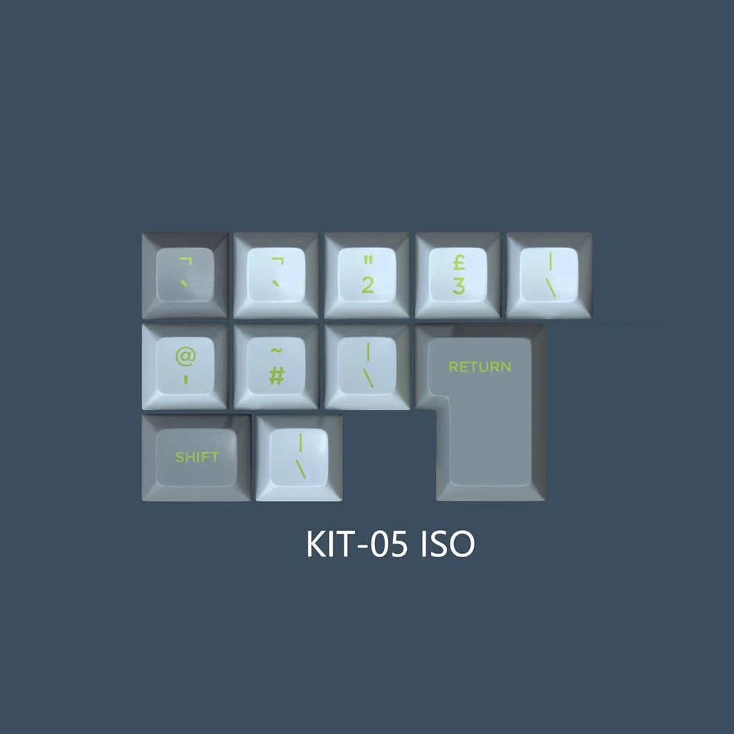 Maxkey Kalk Doubleshot ABS Keycap SA profil ISO NEUHEITEN SPACEBAR NUMPAD