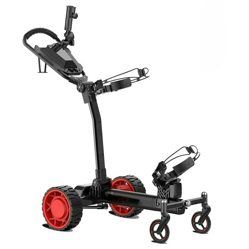 Follow Me Electric Golf Cart Remote Controlled Caddy Cart Advanced Tracking System Modern Protection