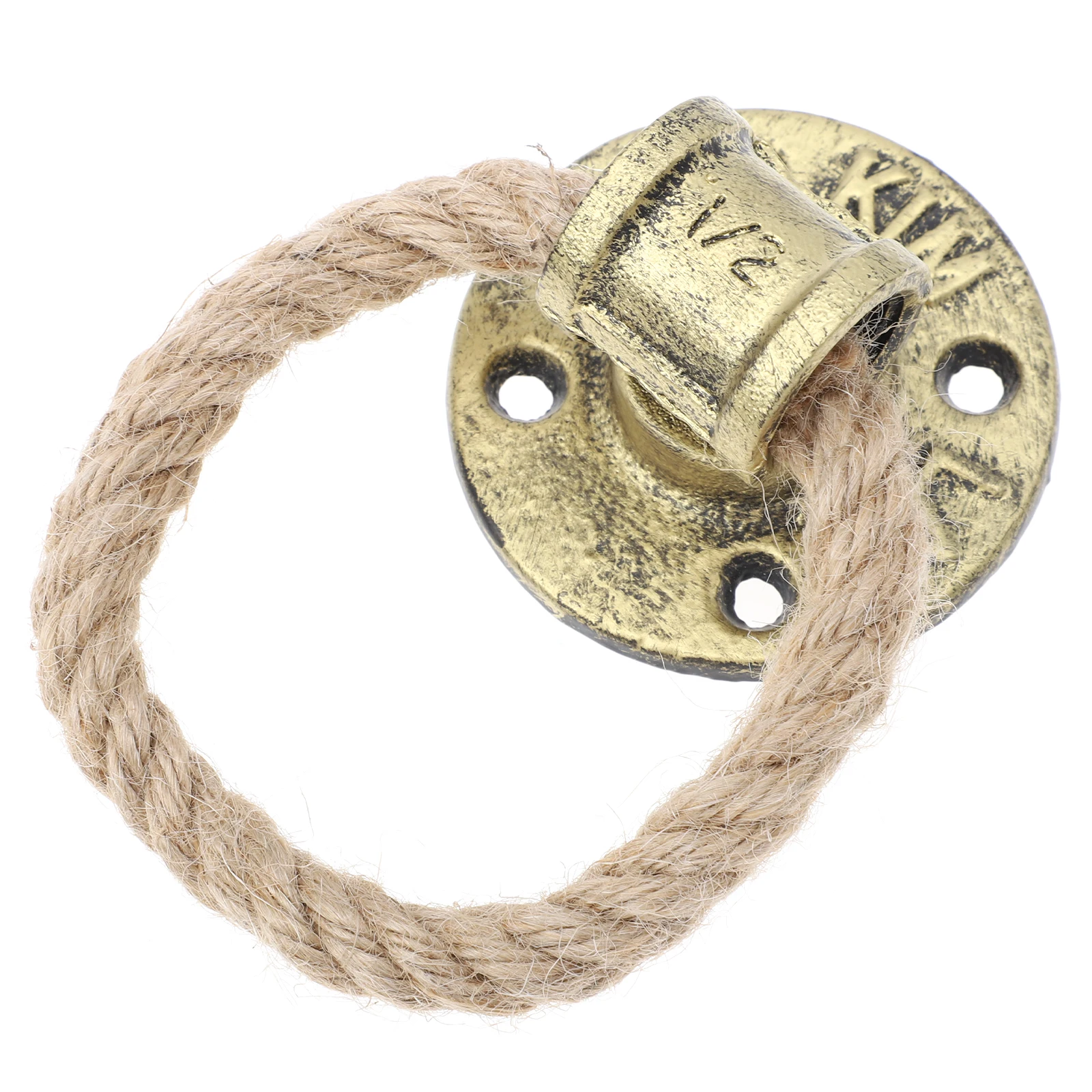 

Vintage Rustic Rope Pull Handle Metal Door Knob Cabinet Wardrobe Dresser Drawer Cupboard Bathroom Furniture