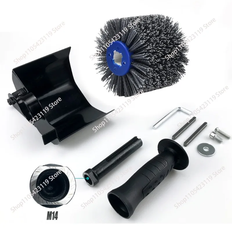 Complete Grinder Polishing Kit with M10/M14 Quick Change Adapter Multi-Grit Wheels for Surface Preparation