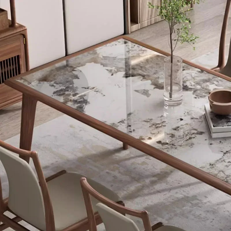 الاسترخاء توفير المساحة طاولة طعام الحديثة المعيشة القهوة مستطيل طاولة طعام مقاوم للماء الحد الأدنى Esstische أثاث المنزل #4