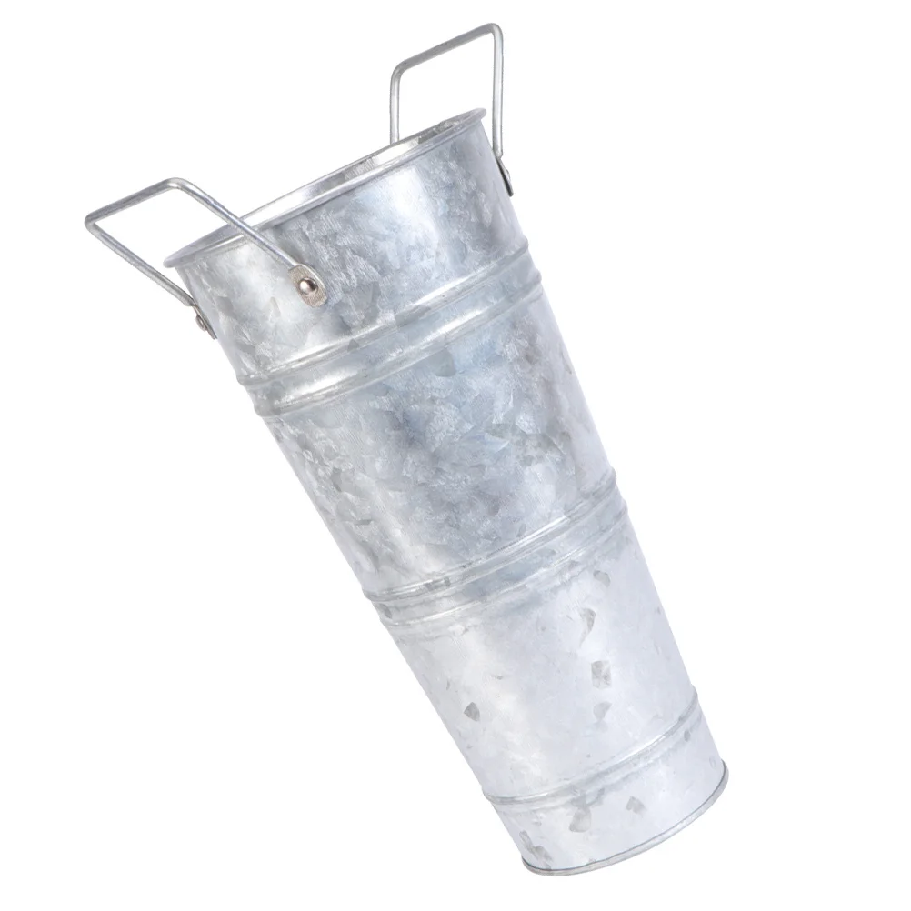 

Decoration Rustic Metal Jug Vase Replacement Buckets for Flower Display Pot Vintage Retro Iron Floral Arrangement