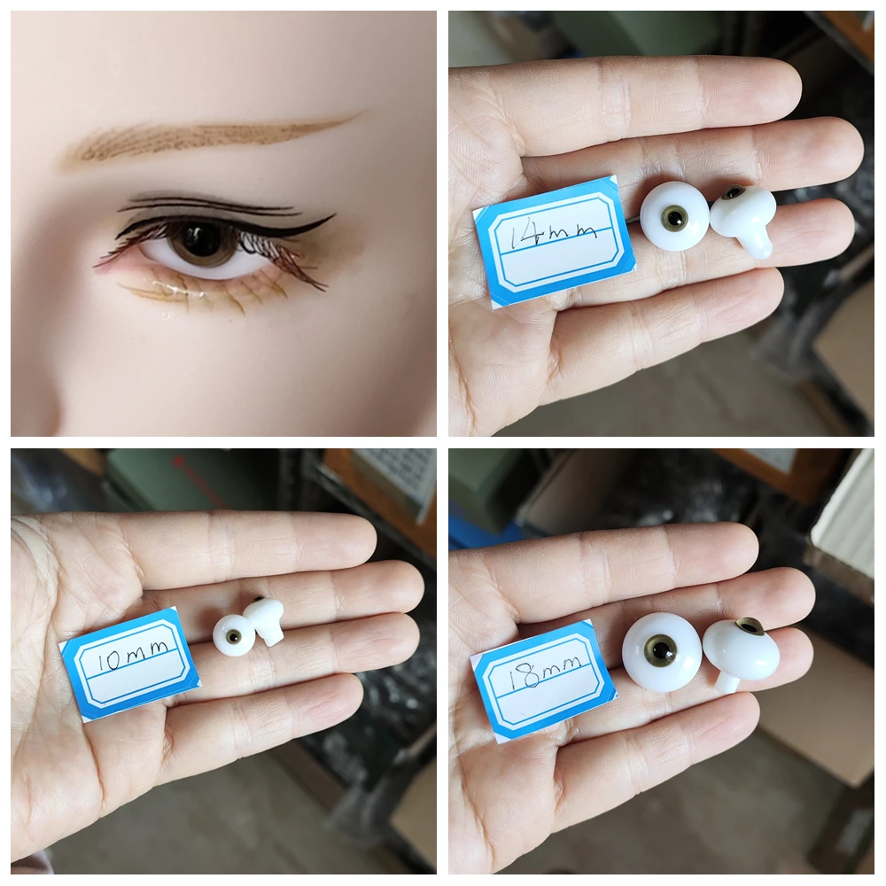 8mm10mm 12MM 14mm 16MM 18mm 1/4 1/3 aod dod msd yosd sd bjd doll glass eyes eyeball little small iris eyesball XXTB093